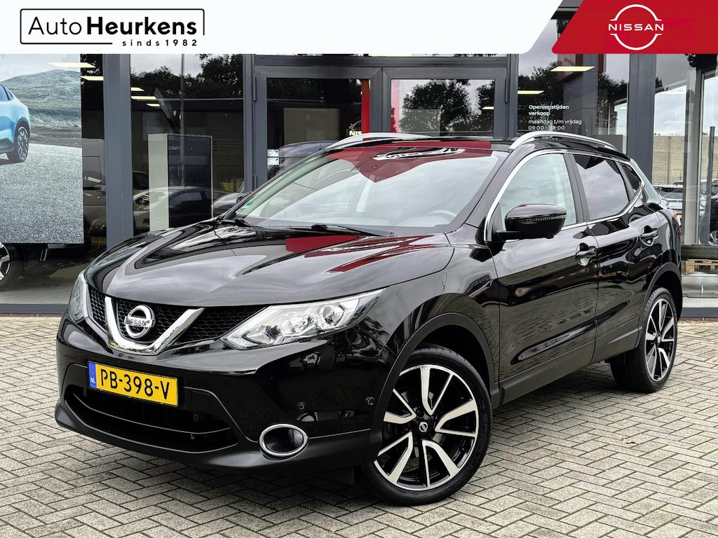 Nissan Qashqai DIG-T 163 MT Tekna | Navigatie | 360 Graden Camera | Stoelverwarming | Leder | Trekhaak |