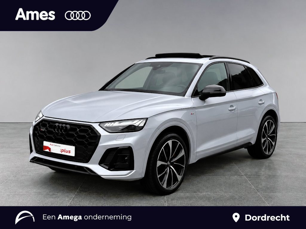 Audi Q5 50 299pk TFSI e S edition Competition Exclusive Kleur | Stoelverwarming voorin | Glazen panoramadak