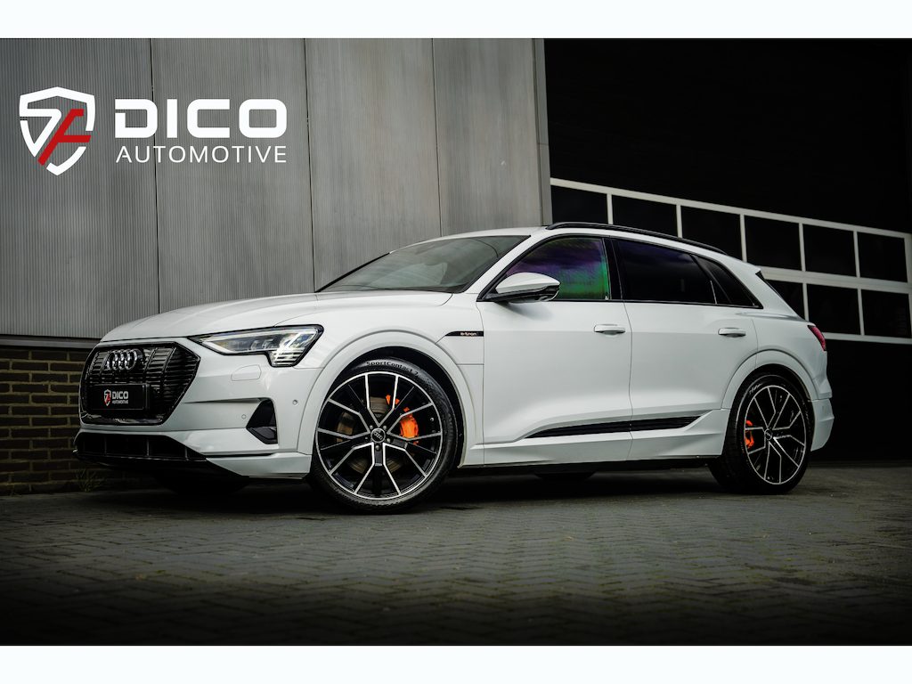 Audi E-tron 55 Quattro 95 kWh 408 pk Advanced Pro Line Plus S-Line / Marge-Auto/ Pano-Dak/ B&O/ HUD/ Matrix-LED/ ACC/ 360-camera/ Keyless/ Memory/ 21'' LMV