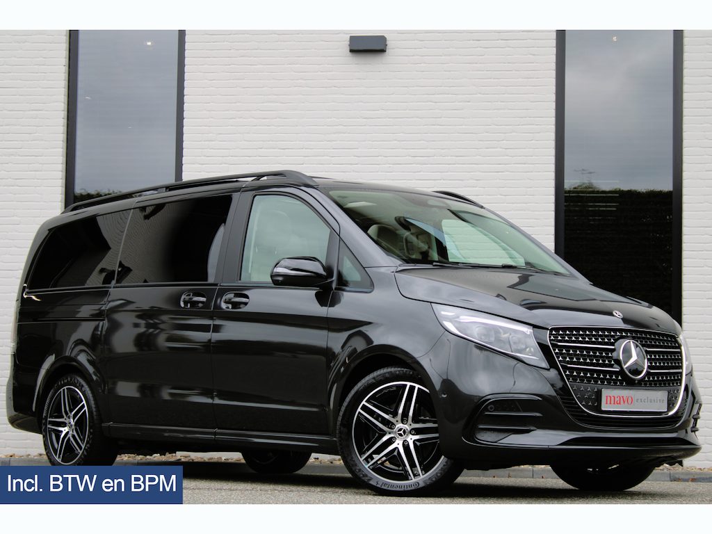 Mercedes-Benz V-klasse 300d / AMG / 4-Matic / Luchtv / Panorama / Elec Stoel / 7-pers / Burmester / Vol Opties / NIEUWSTAAT