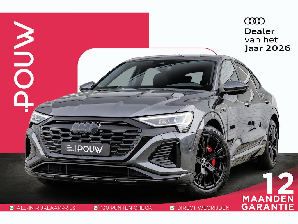 Audi Q8 Sportback e-tron 50 340pk quattro S edition 95 kWh | Panoramadak | Achteruitrijcamera | Luchtvering