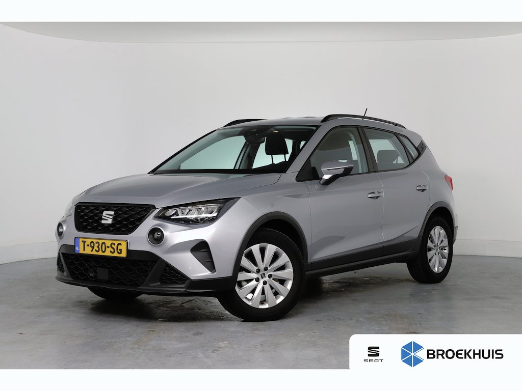 SEAT Arona 1.0 TSI Style | Stoelverwarming | Airco | Navi By App | Virtual | Parkeersensoren | Keyless | Cruise | Lichtmetalen Velgen