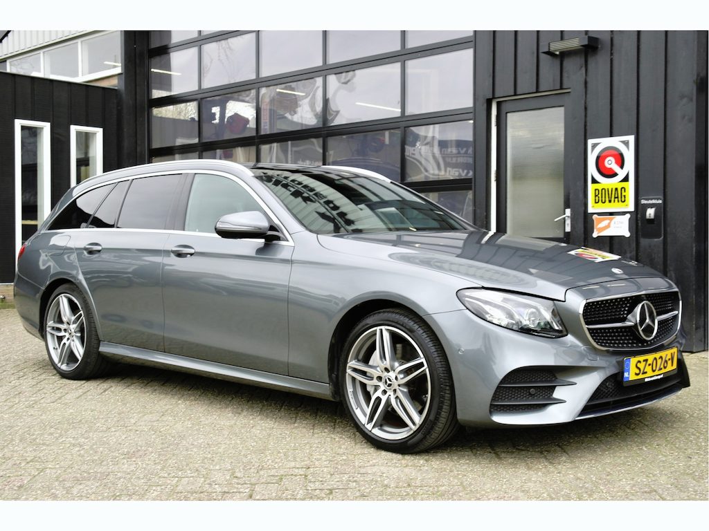 Mercedes-Benz E-klasse Estate 200 Business Solution AMG | Burmester | 360º | Pano | Memory | Leder | LED | Trekhaak