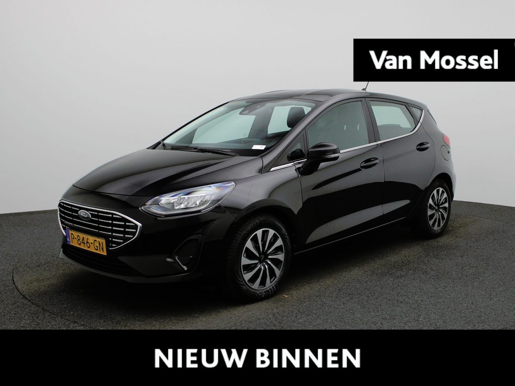 Ford Fiesta 1.0 EcoBoost Hybrid Titanium | AUTOMAAT! | Cruise Control | Airco | Draadloos Opladen | Navigatie | Parkeersensoren Achter
