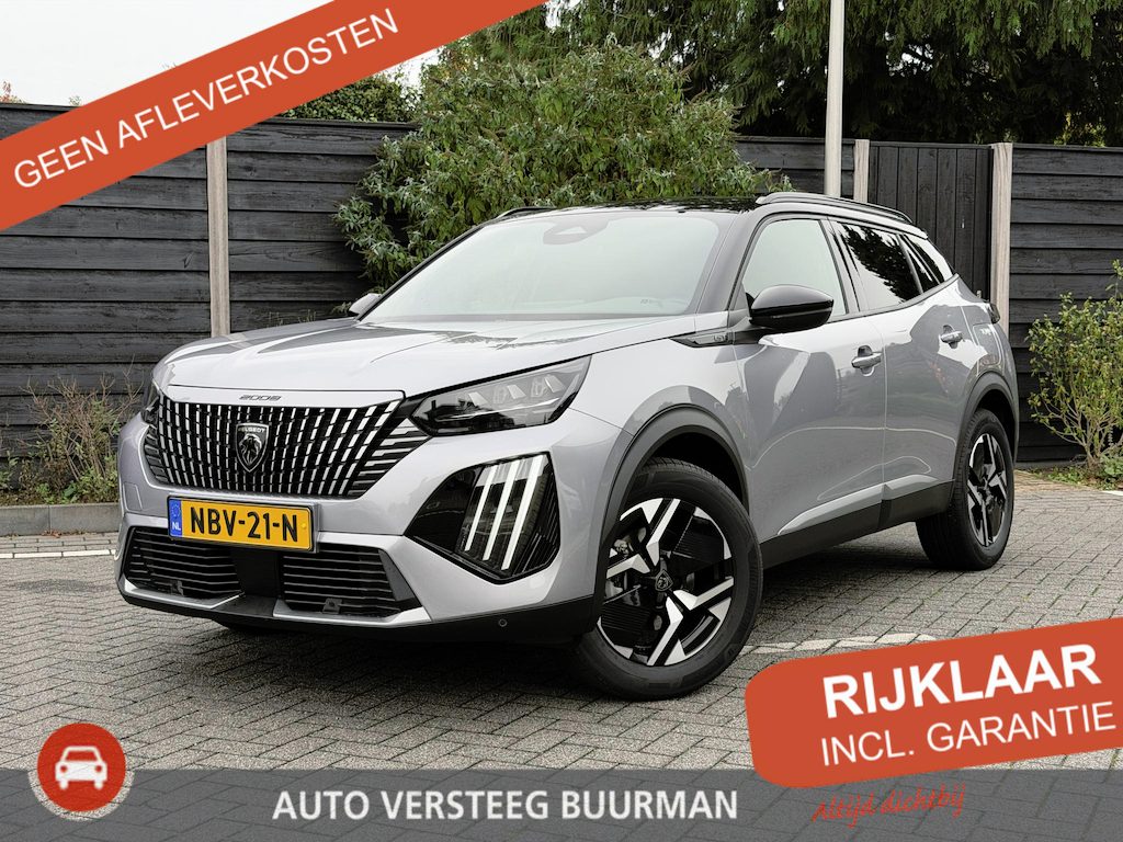 Peugeot 2008 GT 1.2 Hybrid 145PK e-DCS6 Automaat Navigatie, Rondomzichtcamera, Keyless, Adaptieve Cruise Control, Apple Carplay, Android Auto