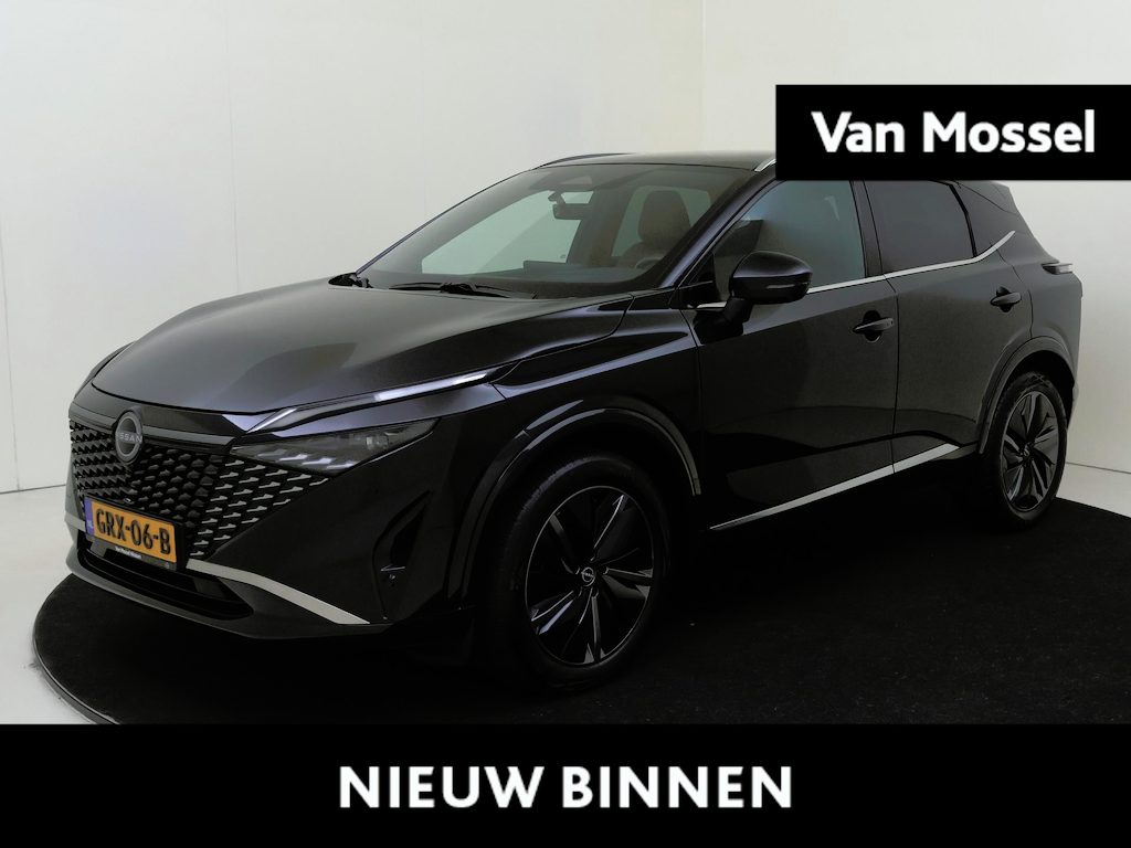 Nissan Qashqai 1.3 MHEV Tekna Trekhaak | Voorruit/Stoel/stuurverwarming | Leder | Navigatie | Panoramadak | Cruiese control |