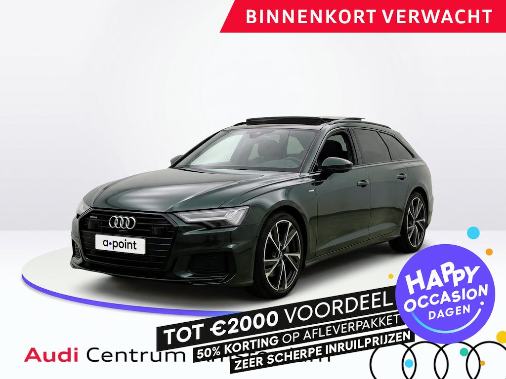 Audi A6 Avant 50 TFSI e quattro S edition 299 pk S-Tronic | Navigatie | Panoramadak | Trekhaak (wegklapbaar) | Park assist | 360° camera | Stoelverwaming v/a | Bang & Olufsen | Privacy glas | HUD | S-Line |
