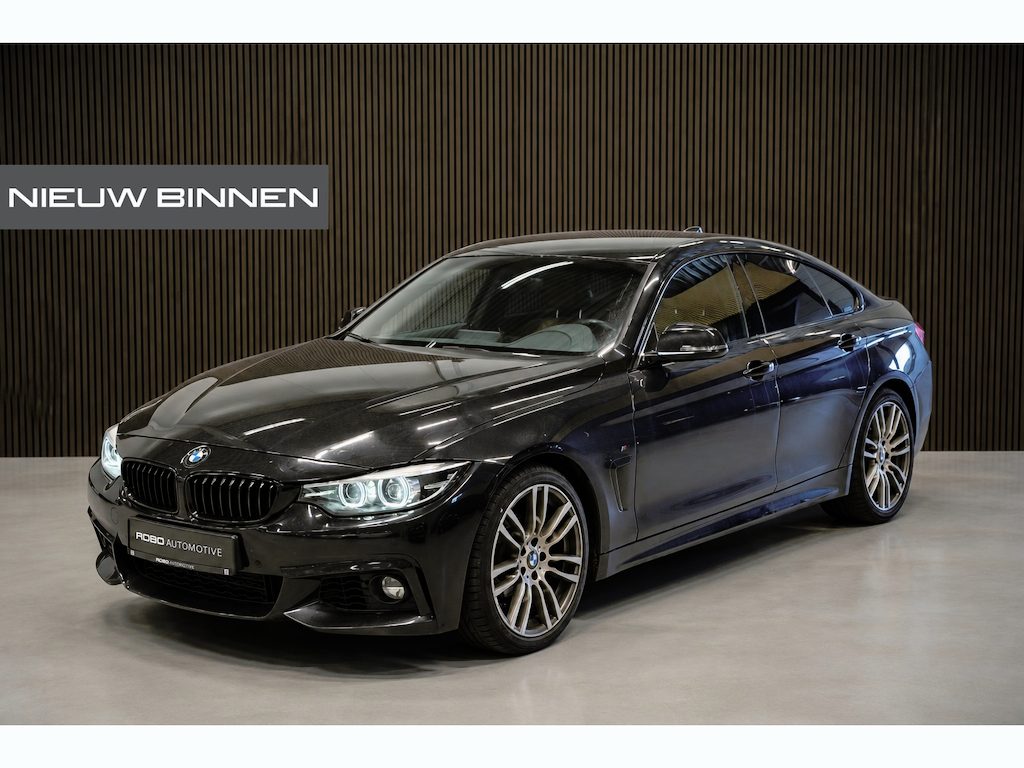 BMW 4-Serie Gran Coupe 418i High Executive M Sport | Stoelverwarming | Cruise Control | Parkeersensoren | LED | HIFI | Navigatie | DAB | Climate Control | Leer | Keyless |