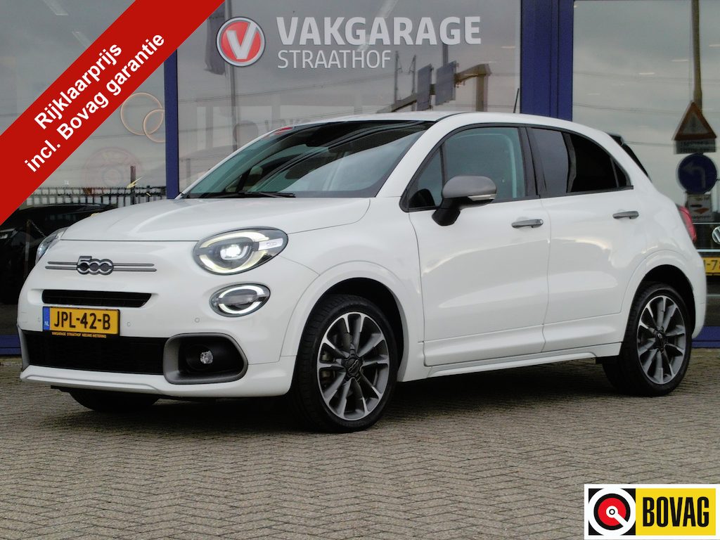 Fiat 500X 1.5 Hybrid Sport, Full LED / Camera + Sensoren / Adaptice Cruise / Keyless / 18' Sportvelgen