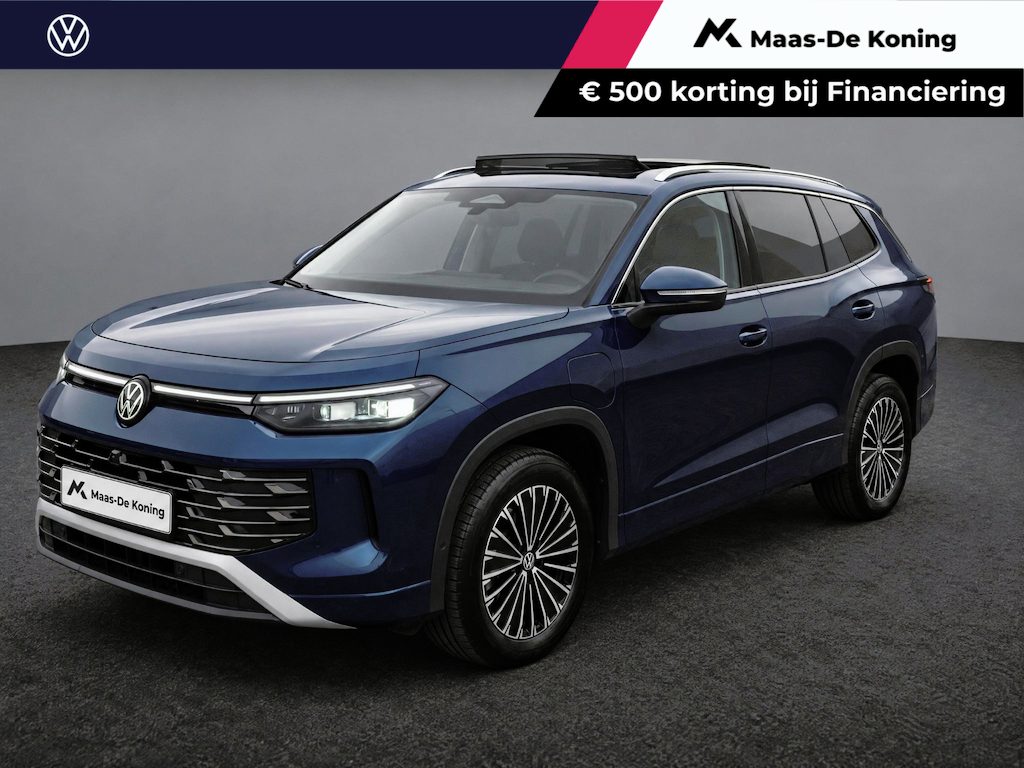 Volkswagen Tayron 1.5eHybrid 150kW/204PK Life Edition · Panoramadak · Harman/Kardon sound · 360°Camera · Garantie t/m 12-02-2031 of 100000km.
