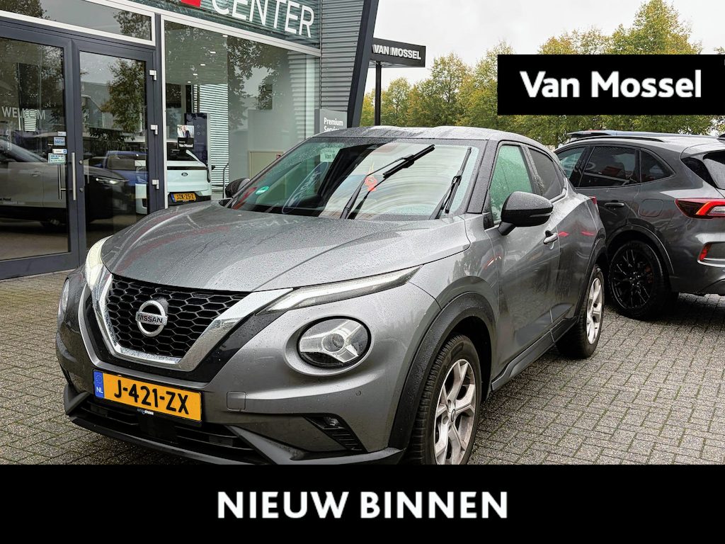 Nissan Juke 1.0 DIG-T N-Connecta | 117 PK | AUTOMAAT | KEYLESS ENTRY | CAMERA | PARKEERSENSOREN VOOR EN ACHTER | ALL-SEASONBANDEN | CLIMATE CONTROL | NAVIGATIE |