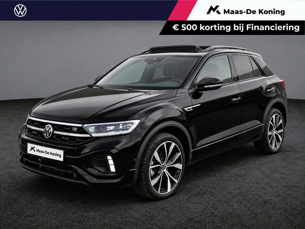 Volkswagen T-Roc 1.5TSI/150PK R-Line Black Style · Panoramadak · Apple/Android Car Play · Camera + Parkeersensoren · Stoelverwarming · Garantie t/m 07-08-2027