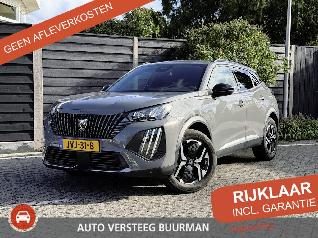 Peugeot 2008 Allure 1.2 Hybrid 145PK e-DCS6 Automaat Navigatie, Rondomzichtcamera, Keyless, Apple Carplay, Android Auto, Adaptieve Cruise Control