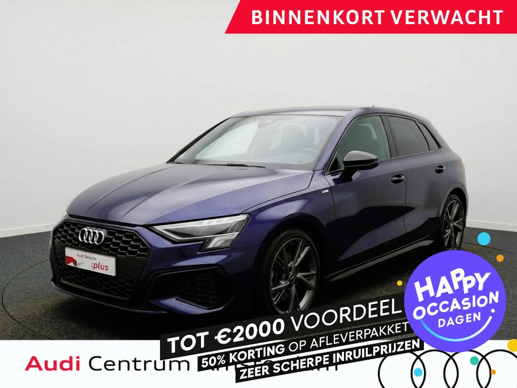 Audi A3 Sportback 35 TFSI S edition 150pk | Apple Carplay/Android Auto | Cruise control adaptief | Full-LED koplampen | Navigatiesysteem | Voorstoelen verwarmd | Lichtmetalen velgen 18",