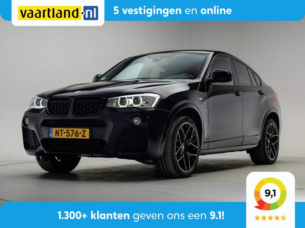 BMW X4 xDrive 20i M Sport High Executive Aut. [ Leder Trekhaak Camera Xenon Stoelverwarming ]