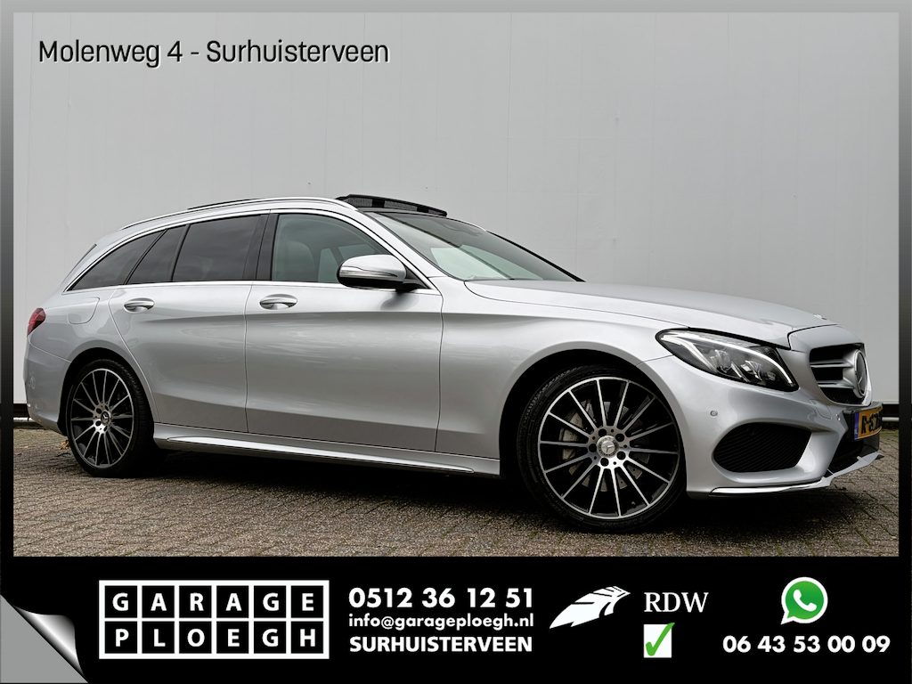 Mercedes-Benz C-klasse Estate 400 4MATIC AMG 334PK Pano Burmester Stoelverw+Ventilatie Memory VOL!
