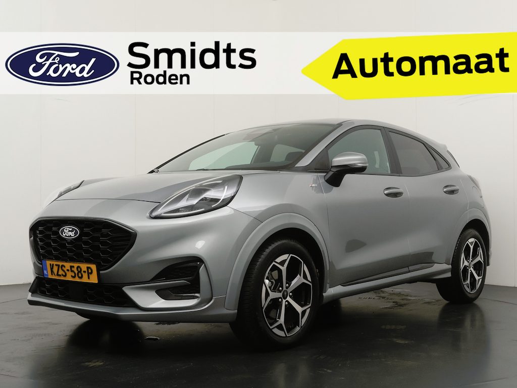 Ford Puma EcoBoost Hybrid 125 pk ST-Line X | Winter Pack | Camera | El. a. klep | B&O | 4 seiz. banden | LED | Navi | Clima | Cruise