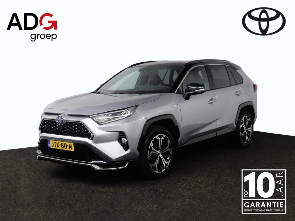 Toyota RAV4 2.5 Plug-in Hybrid AWD Bi-Tone Plus | Apple Carplay/Android Auto | Trekhaak | Panoramadak | 360Camera | Stoelverwarming |