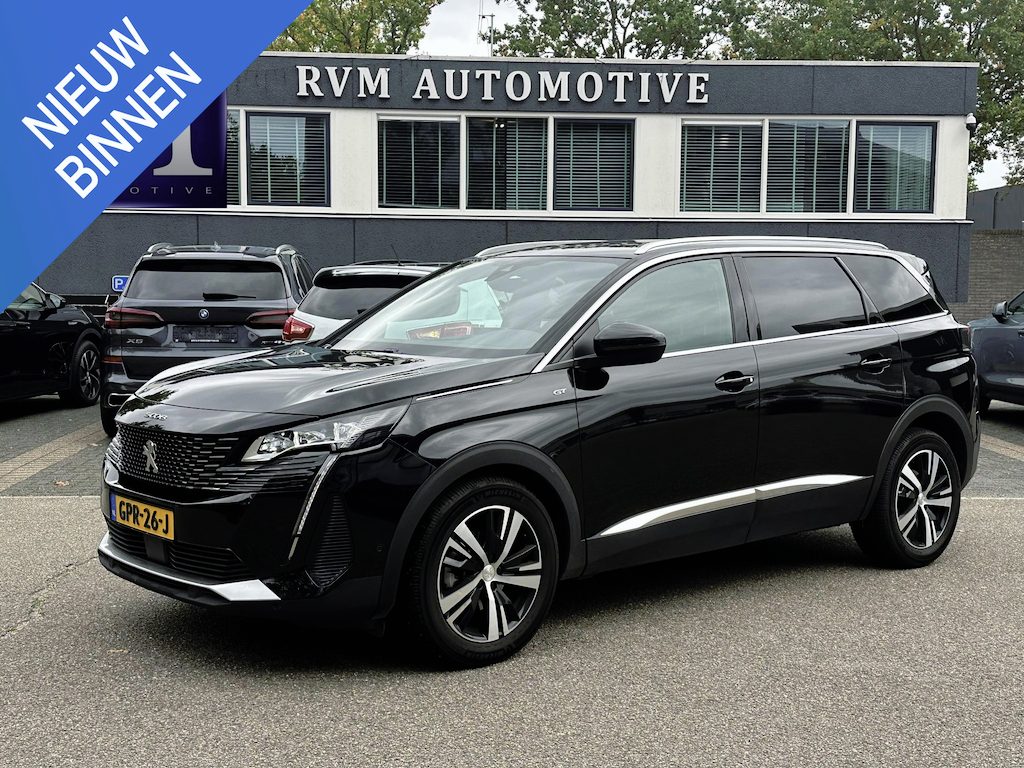 Peugeot 5008 1.2 PureTech GT 7 PERSOONS !! | DODE HOEK | KEYLESS | ADAP. CRUISE | APPLE CARPLAY | ACHTERUITRIJ CAMERA | RIJKLAAR GELEVERD MET 12 MND BOVAG GARANTIE ZONDER EXTRA KOSTEN |