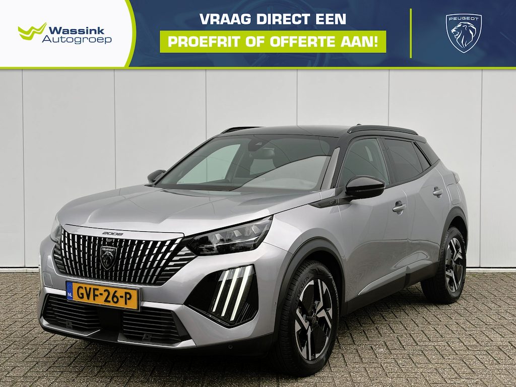 Peugeot 2008 1.2 Hybrid 136 GT | Navigatie | Camera voor & achter | CarPlay | Adaptive Cruise | KeyLess |