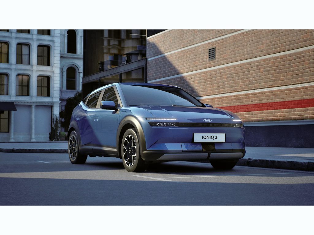Hyundai Ioniq 3 Trend | 12,9-inch multimediascherm met: Pleos Connect, Apple CarPlay & Android Auto (draadloos), DAB+ en Hyundai Bluelink LITE met smartphone-app (abonnement 10 jaar) | Actieve rijbaanassistentie (LKA) | Tech Pack