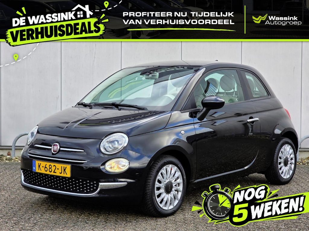 Fiat 500 70pk Hybrid Lounge | Airconditioning | Carplay / Android Auto | Cruise Control | Bluetooth