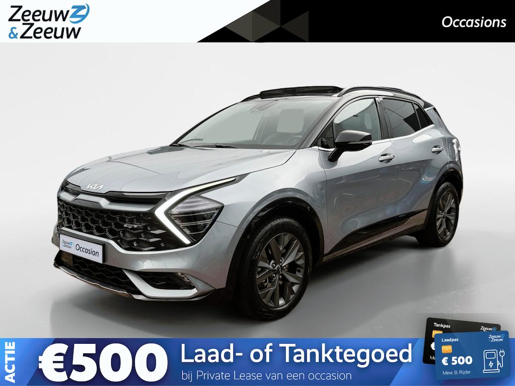 Kia Sportage 1.6 T-GDi Hybrid GT-PlusLine | Open dak | Stoelverwarming & koeling | Dodehoekdetectie | Harman Kardon audio | Fabrieksgarantie t/m 7-2032 | NAP