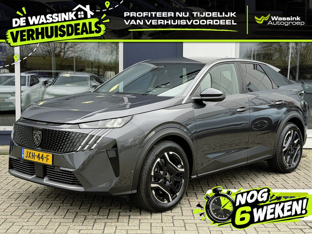 Peugeot E-3008 EV 96 kWh 230pk Long Range Allure VOORRAAD VOORDEEL | Warmtepomp | Trekhaak | Stoelverwarming | Navigatie | Camera | Cruise Control |