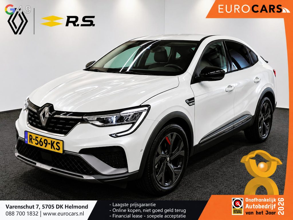 Renault Arkana 1.6 E-Tech Hybrid 145 R.S. Line Full LED BOSE Premium Audio Leder Stoelverwarming Carplay Navi PDC VA + Camera