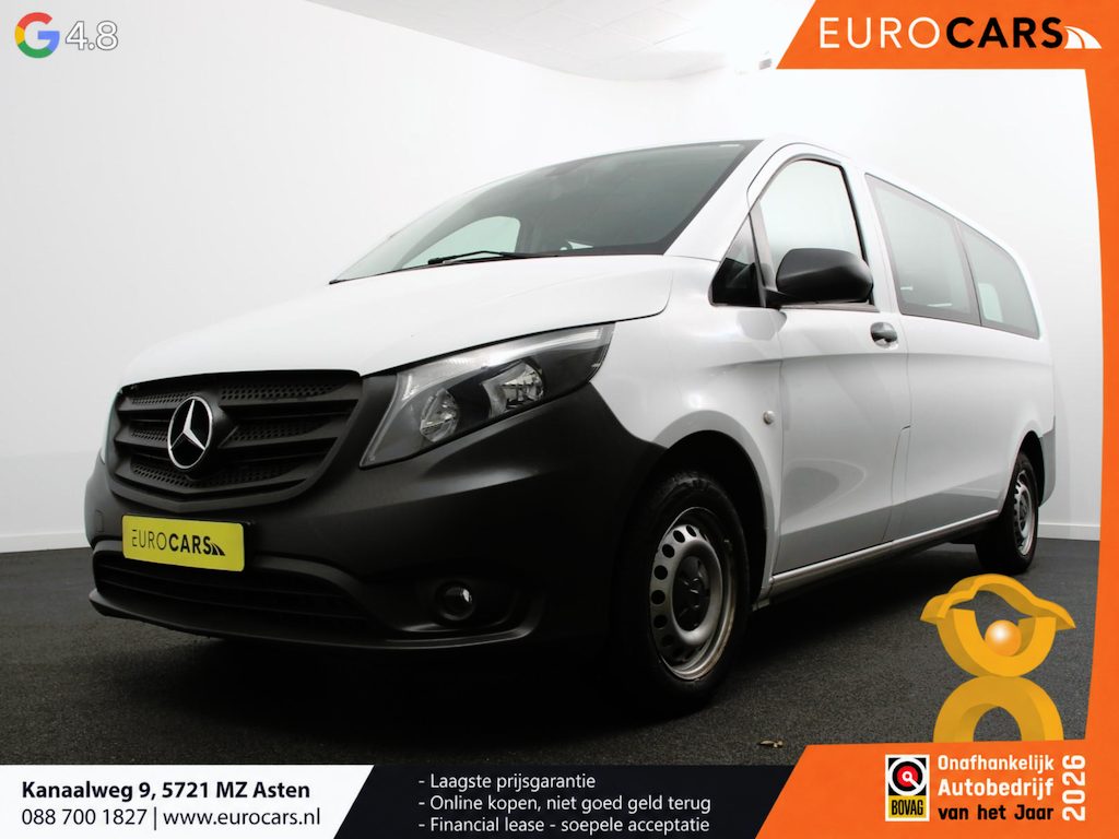 Mercedes-Benz Vito Tourer 114 CDI Automaat Pro L3 8 persoons PERSONENBUS excl. BTW/ incl. BPM Navigatie Airco Cruise Control