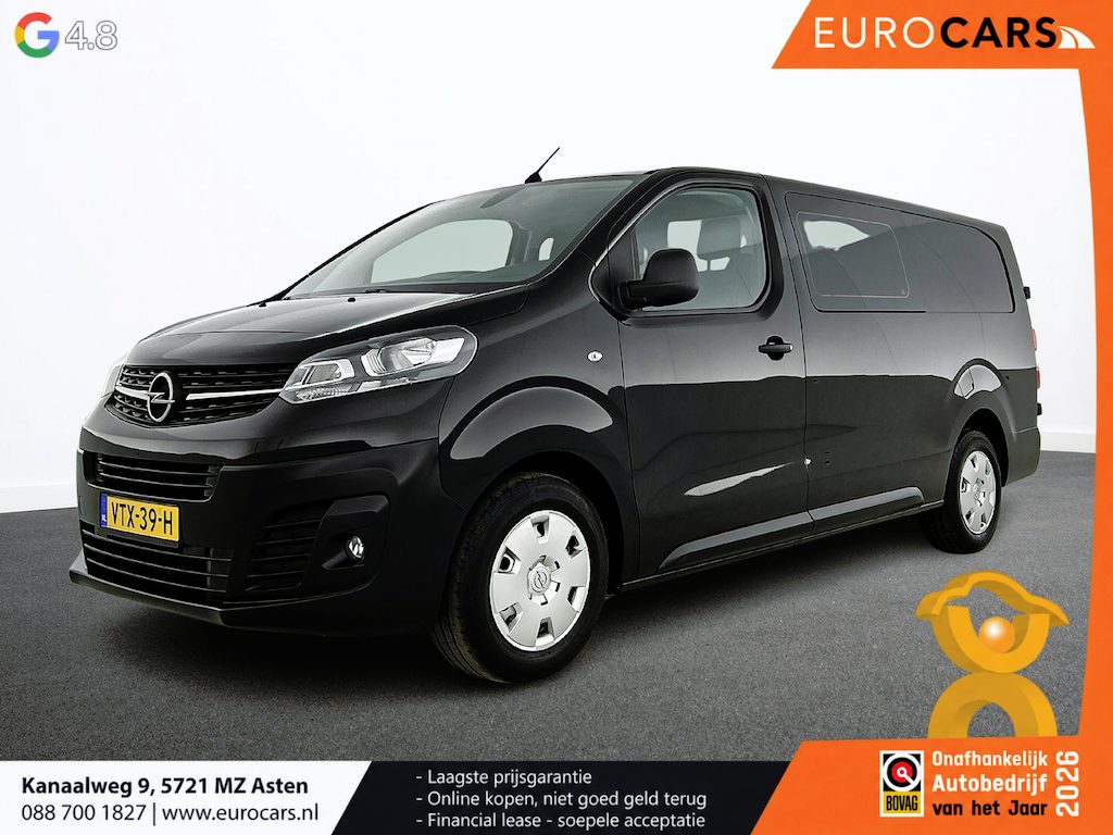 Opel Vivaro 2.0 145pk L3H1 Edition Dubbele Cabine Automaat Airco Navigatie Parkeersensoren Trekhaak Cruise control Apple carplay Android auto