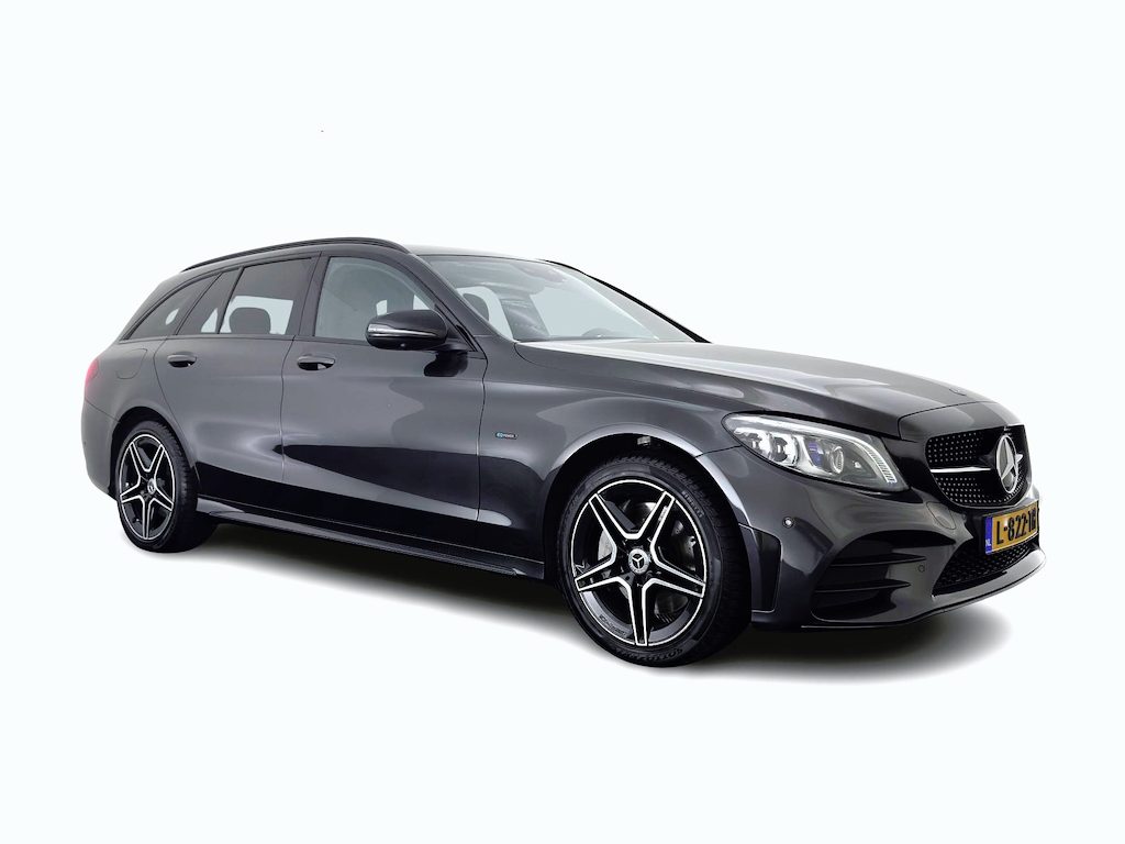 Mercedes-Benz C-klasse Estate 300 e Business Solution AMG-Limited (Plug-in) {SoH-97%} (INCL-BTW) Aut. *LEATHER-ALCANTARA | MULTIBEAM-LED | NAVI-FULLMAP | TOPVIEW | DAB | CARPLAY | DIGI-COCKPIT | HEATED-SPORTSEATS | KEYLESS | PRIVACY-GLASS | SHIFTPADDLES | TOWBAR | 18"