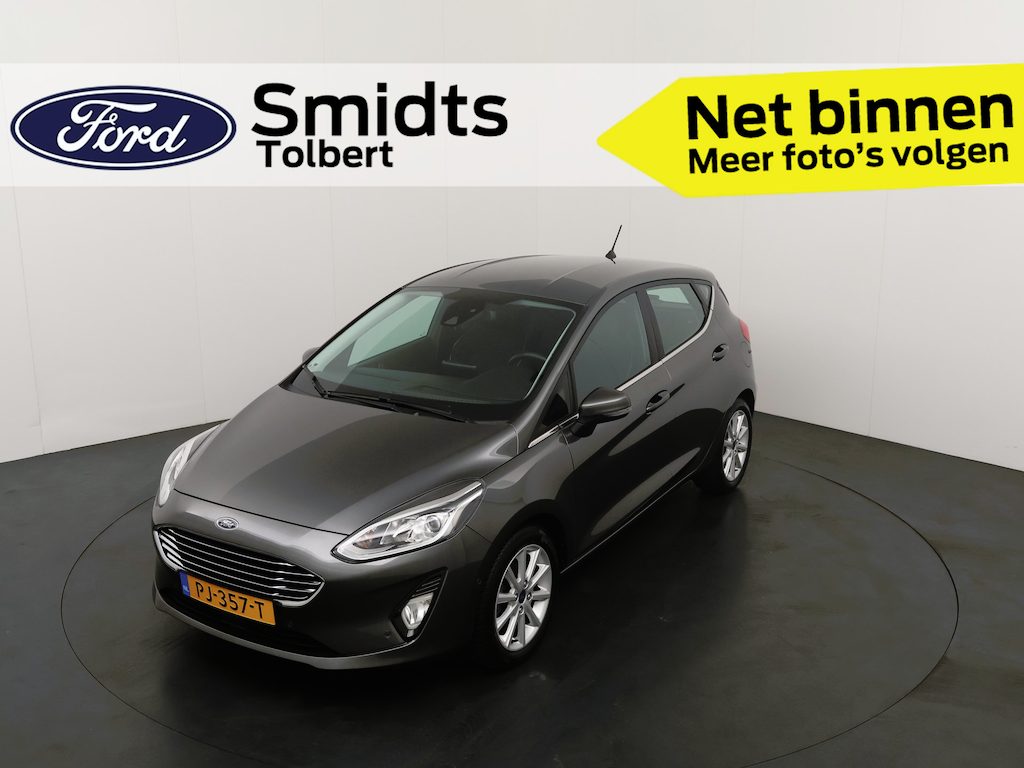 Ford Fiesta 100PK EcoBoost Titanium | Dealeronderhouden | Voorruit verwarming | B&O | Clima | Adapt. cruise | Park sens V+A | AR camera