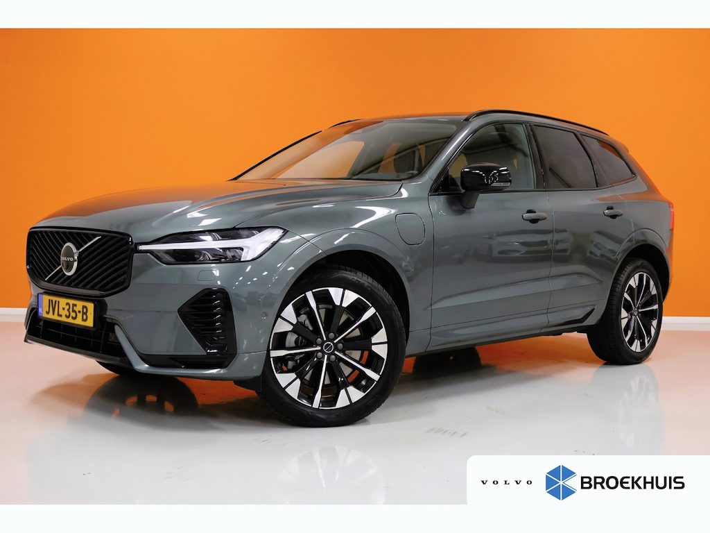 Volvo XC60 2.0 T6 Plug-in hybrid AWD Ultra Dark | Pano | Luchtvering | Trekhaak | Harman Kardon |