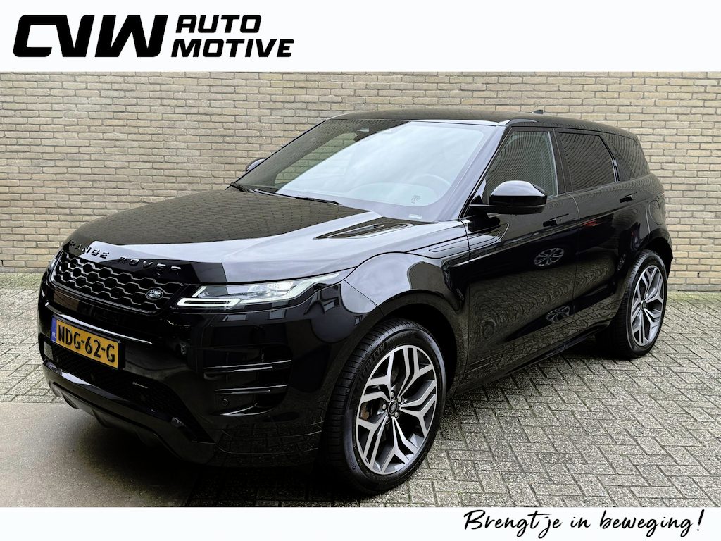 Land Rover Range Rover Evoque 1.5 P300e AWD R-Dynamic SE | Meridian | Lederen bekleding | Camera | Navigatie | Stoel&stuurverwarming | Adaptieve cruise | Lane assist | Dodehoekdetectie | Elektrisch verstelbare stoel memory | Apple CarPlay / Android Auto | Sfeerverlichting | Volledig dealeronderhouden