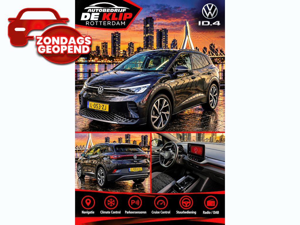 Volkswagen ID.4 City 52 kWh|BTW|Navigatie|Climate Control|LED|