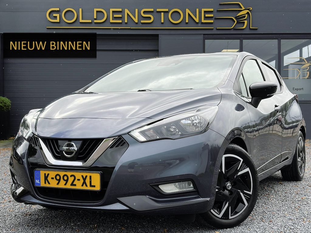 Nissan Micra 1.0 IG-T N-Design ✓Carplay✓Trekhaak✓Navi✓Airco✓Cruise✓Rijstrooksensor✓Pdc✓Lm velgen✓4 Elekt Ramen✓Zeer Zuinig✓Weinig km✓N.A.P✓Apk tot 04-2027