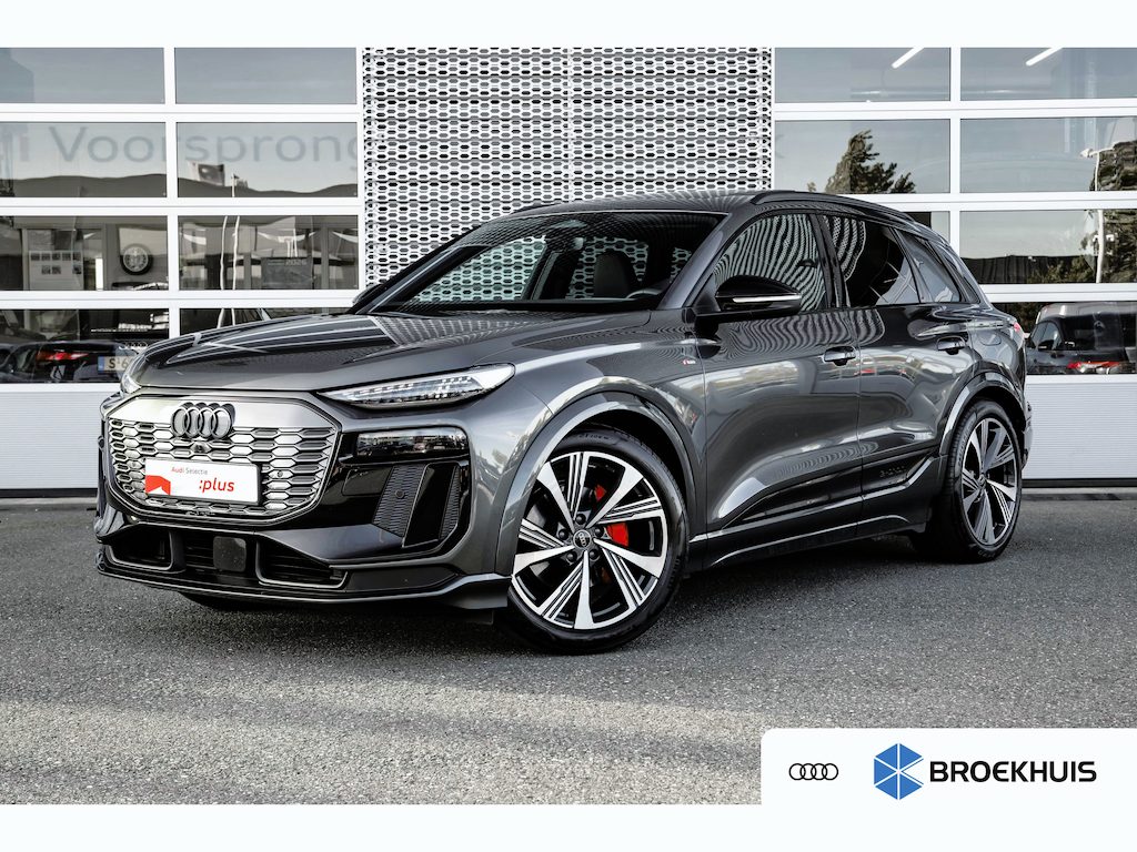 Audi Q6 e-tron S edition performance 100 kWh | Achterstoelen verwarmd | Apple Carplay/Android Auto|telefoonintegratie premium | Cruise control adaptief | Panoramadak | Luchtvering | Trekhaak | Bang & Olufsen |