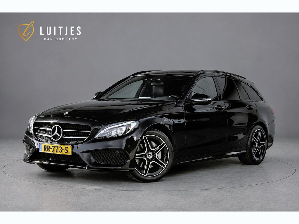 Mercedes-Benz C-klasse Estate 180 AMG Night Edition Pano|Burmester|Carplay|Camera|Elek-a.klep|Org.NL