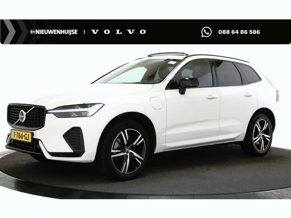 Volvo XC60 2.0 T6 Plug-in Hybrid AWD R-Design | Longe Range | Trekhaak | Panoramadak | Achteruitrijcamera | Parkeersensoren | Keyless Entry | Elektrische Achterklep | Stoelverwarming | Cruise Control Adaptief | Google Navigatie | Apple Carplay | Android Auto