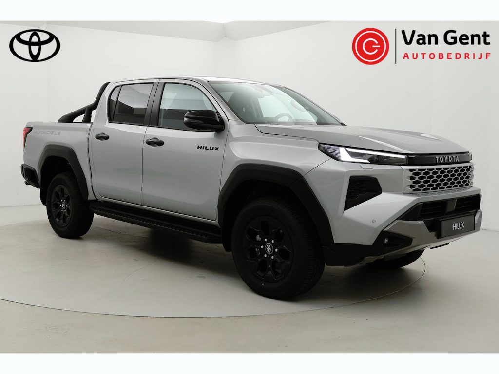 Toyota Hilux 2.8 D-4D Hybrid Invincible VAN | Dodehoek detectie | Matrix LED | Stoel-/stuurverwarming | JBL | 360 camera | Apple Carplay / Android Auto | Treeplanken | Adaptive Cruise | Keyless | Clima | 18 inch