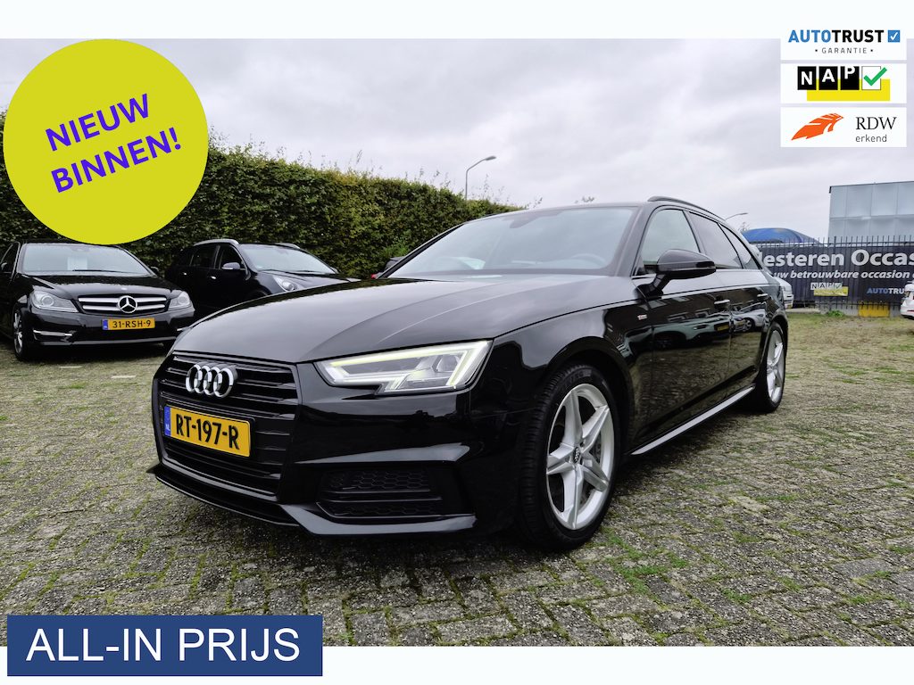 Audi A4 Avant 2.0 TFSI MHEV Sport S line black edition ✅191PK ✅TREKHAAK