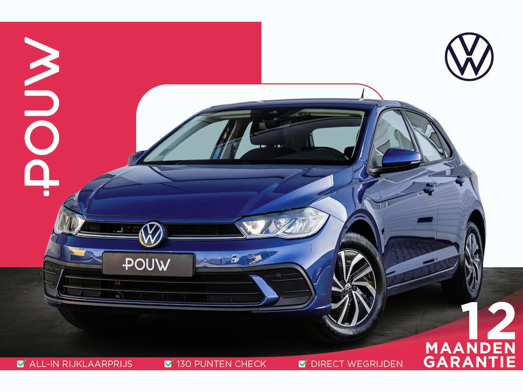 Volkswagen Polo 1.0 TSI 95pk Life | Navigatie | Parkeersensoren Voor + Achter | App Connect | Adaptieve Cruise Control
