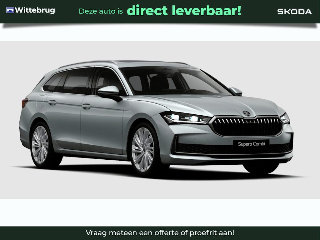 Skoda Superb Combi 1.5 TSI PHEV Business Edition Akoestisch / Canton / Chrome / Leder / L&V / Panoramadak / Trekhaak / Winter pakket