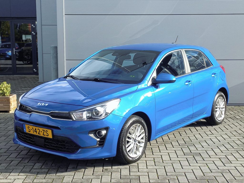 Kia Rio 1.0T MHEV 100pk DynamicLine | Airconditioning | Navigatie via Apple/Android | Lm velgen | Camera | Parkeersensoren