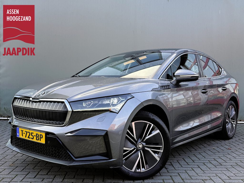 Skoda Enyaq Coupé iV 60 Business Edition Plus PANORAMADAK | MEMORY STOELEN | ADAPTIVE CRUISE | STOEL + STUUR VERW. | BLIS | KEYLESS | CARPLAY + ANDROID | FULL LED | DRAADLOOS TEL. LADER | ELEKTR. STOELEN+KLEP | CAMERA | SFEER | 3X ZONE C