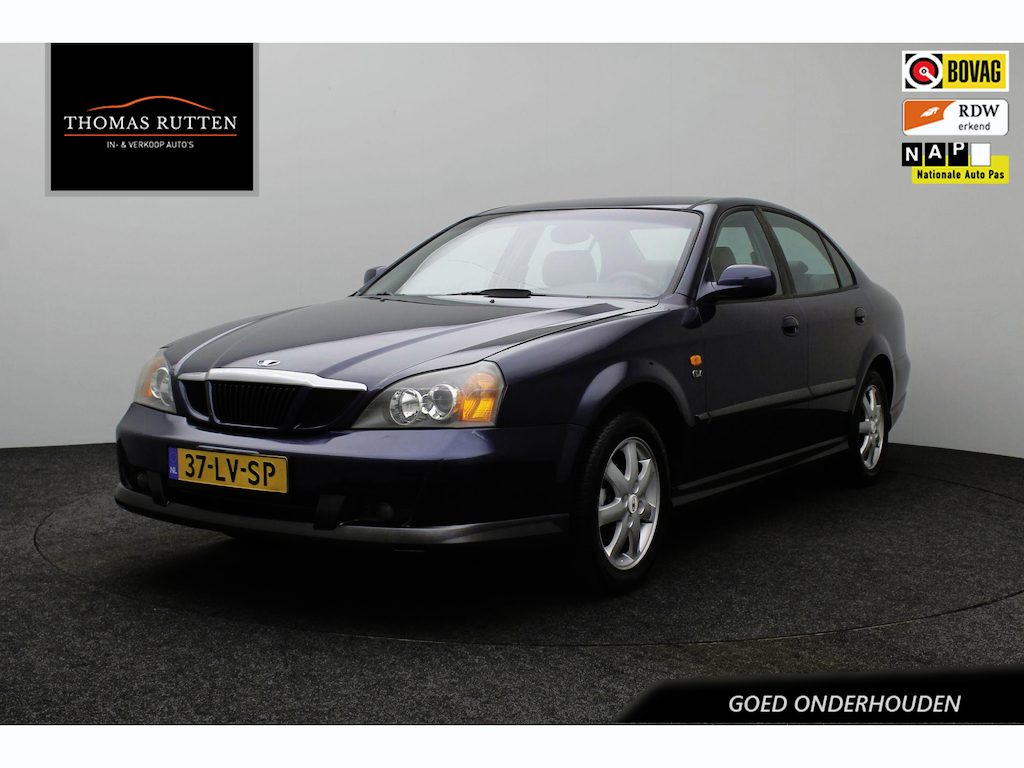 Daewoo Evanda 2.0 CDX 2003 | Trekhaak | Airco | Elektrische Stoel | Stoel Verwarming | Elektrische Ramen | Stuurwiel Bediening | Radio CD | Nationale Autopas