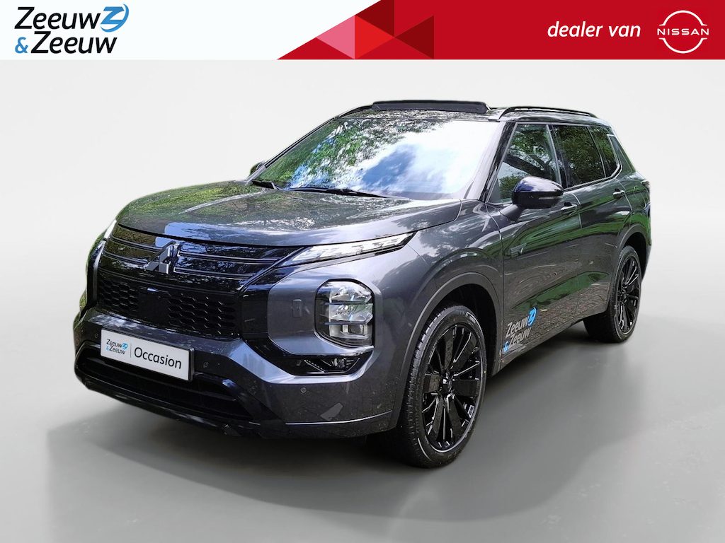 Mitsubishi Outlander 2.4 PHEV Black Edition | RIJDEND, VRAAG NAAR ACTUELE KM STAND | FULL OPTION | 360 CAMERA | STUUR, VOORRUIT, STOEL VERWARMING & VERKOELING |