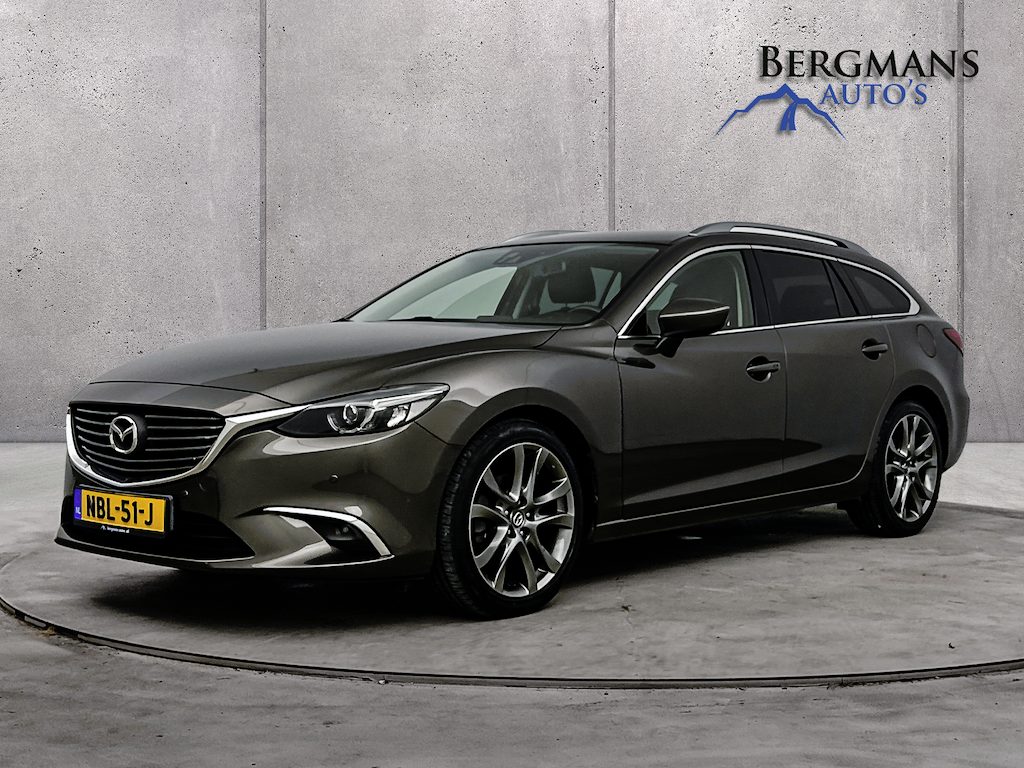 Mazda 6 Sportbreak - 2.0 SkyActiv-G 165 GT-M // 1E EIGENAAR // DEALERONDERHOUDEN // LEDER // HUD //
