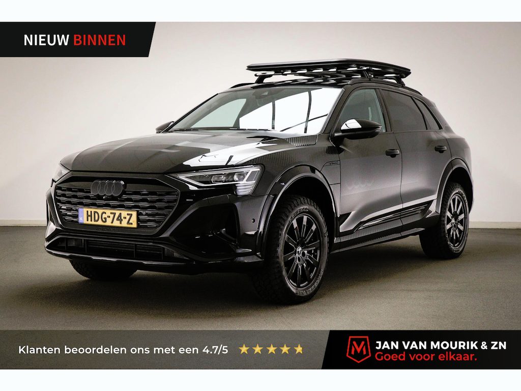 Audi Q8 e-tron 55 quattro Dakar Edition 115 kWh | 1 OFF 99 | PANORAMADAK | B&O | STUURVERWARMING | HEAD UP | 360 CAMERA
